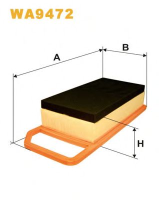 WIX FILTERS wa9472 -  Воздушный фильтр